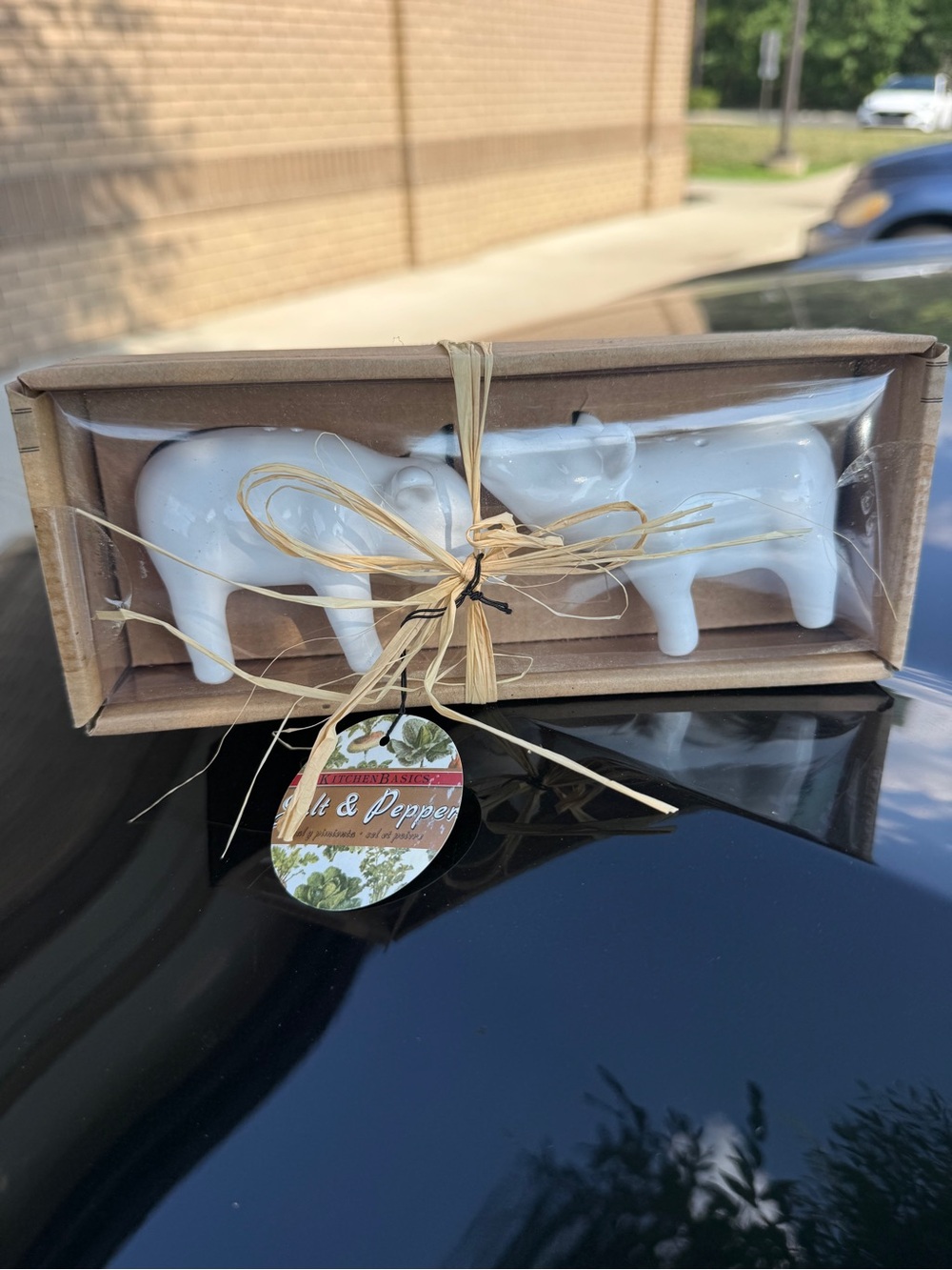 Ceramic Hippo Shakers - White